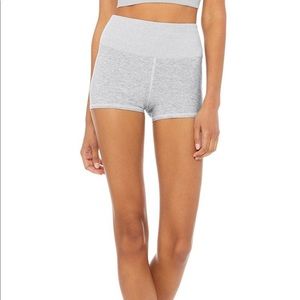 Alo alosoft short in zinc heather size xs NWOT
